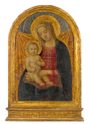 Domenico Michelino : Madonna and Child enthroned