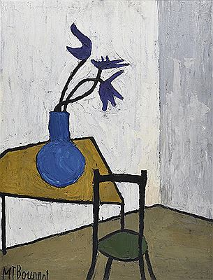 Marie Therese Bourrat : The blue bouquet 1959