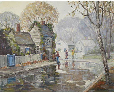 Melville Stark : 'PUDDLES IN THE STREET'