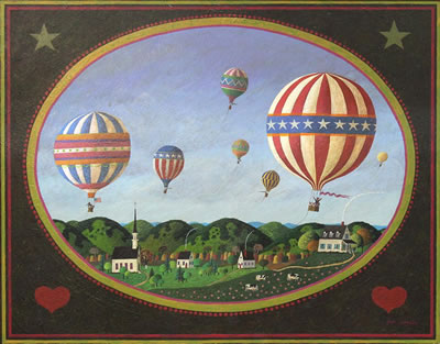 John Simpkins : 'Balloons in May,' 1976