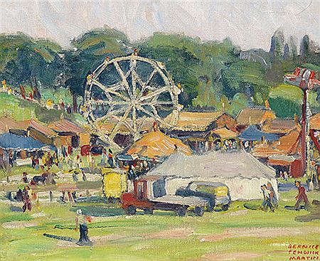 Bernice Fenwick Martin : Circus at Christie Pits Park