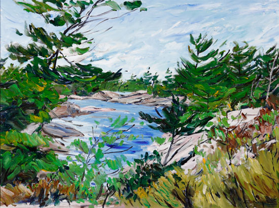 Bruce Steinhoff : Early Autumn, Franklin Island