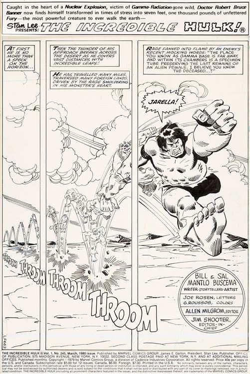 Sal Buscema : From Auction Records