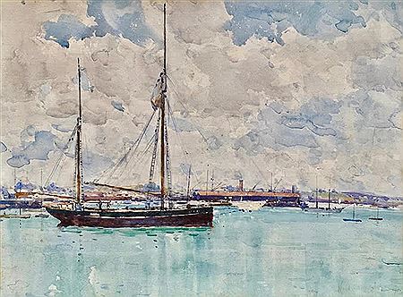 Alfred Wilson Walsh : Auckland Harbour