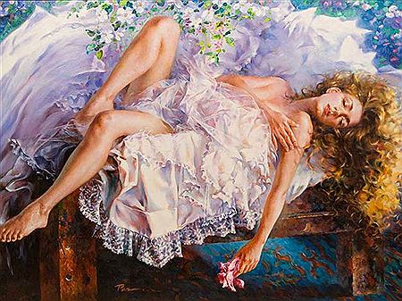 Stephen Pan : Reclining Girl