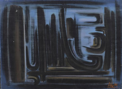 Alan-Gilbert Meauce : Composition Automne, 1973