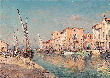 François Maury : Vue de Martigues