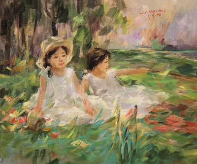 Jun A Martinez : Two Girls