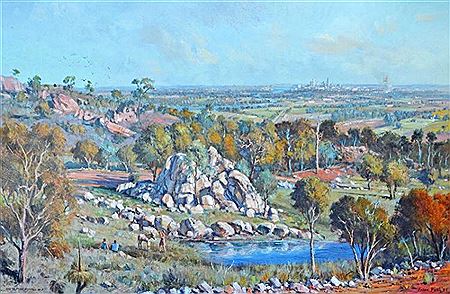 Frank Pash : Perth from Redhill, WA