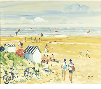 Pierre Godet : Les cabanes de plage