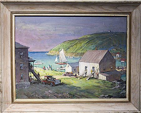 Frank Beatty : Monhegan Harbor, Maine