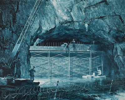 Mark Tansey : SOURCE OF THE LOUE