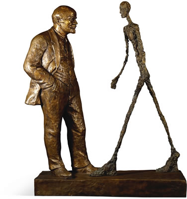 Leonid Sokov : LENIN AND GIACOMETTI