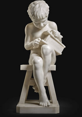 Emmanuel Villanis : SEATED BOY