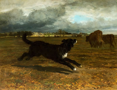 Constant Troyon : Herding Cattle Before the Storm (1854)