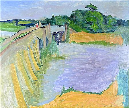 Eric James Mellon : ''BRIDGE OVER RIVER ARUN AT COLDWALTHAM, W. SUSSEX''