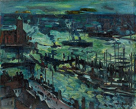 Otto Lange : „Hamburg Hafen“