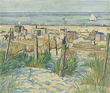 Erich Buttner : '„Sonniger Strand, Heringsdorf“'