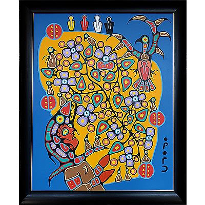 Christian Morrisseau : SELF PORTRAIT OF MAN & BEAR DOCTOR